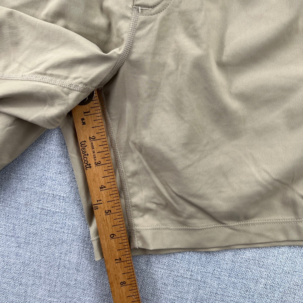Birddogs Classic Khaki Shorts Mens Medium Compression Liner Tan Active Gym - Picture 6 of 8